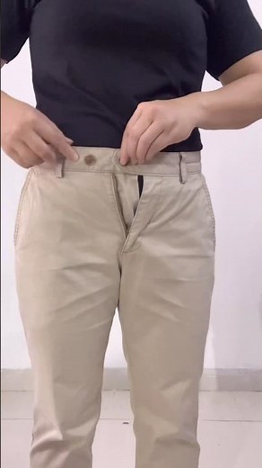 ✂️ Turn Tight Khakis into a Perfect Fit – No Extra Fabric Needed!