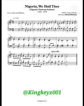 The Nigerian National Anthem | Nigeria, We Hail Thee
