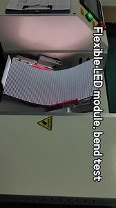 flexible led module test #3d #3dwall #wall #ledscreen #led #screen #display #media #leddisplay #panel #ledpanel #bigscreen #ledmonitor #resolution #color #rgb #tech #pixels #video #test | Led Screen Display Factory | Facebook