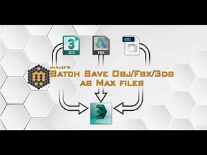 miauu's Batch Save Obj/Fbx/3ds as Max Files