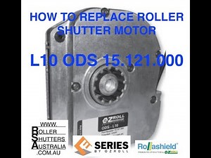 How to repair / Replace a Ozroll Motor L10 ODS Motor Part # 15.121.000 - ODS Eport