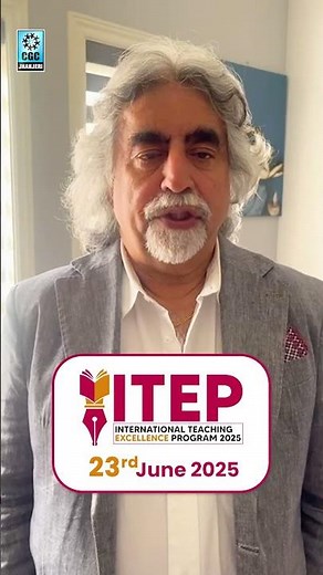 Concordia University’s Dr. Ashok Kaushal to Join ITEP 2025 at CGC Jhanjeri! #cgcmohali