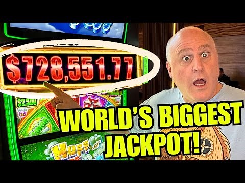 WORLD'S LARGEST HUFF N MORE PUFF GRAND JACKPOT... OVER $728,000!