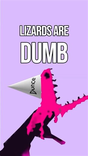Lizards Are Dumb