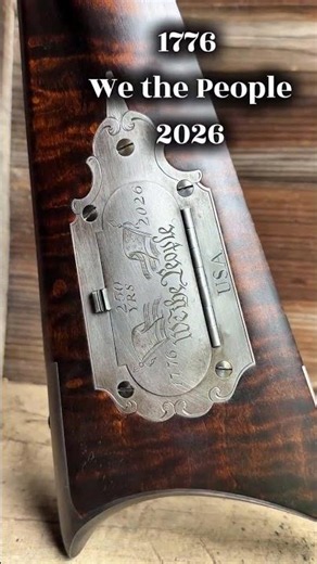 America 250th commemorative JK Hawken by Chuck Edwards and Jim Kibler.