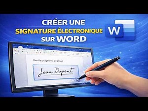 ✍️ Comment créer une signature électronique sur Word ✅ Tutoriel facile