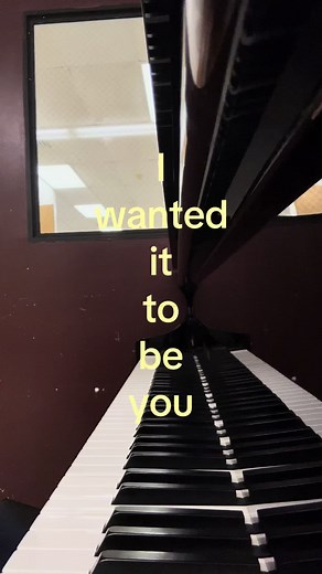 Piano Song Tutorial for 'I Wanted It to Be You'