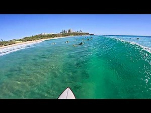 SURFING SUPER CROWDED D-BAH! (RAW POV)