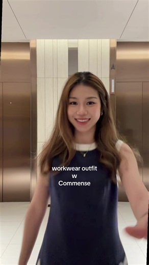 Workwear outfit with Commense @COMMENSE @Commense 🩷🎀 luv these outfits ✨ #commense #commensereview #dress #outfit #workoutfit