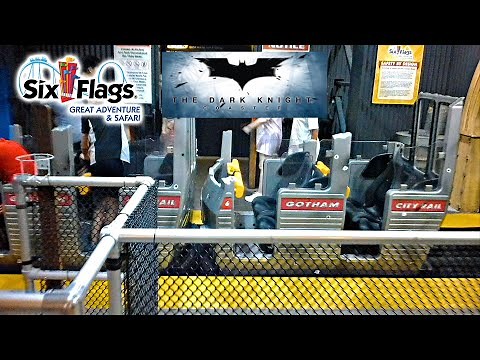 2023 The Dark Knight Coaster On Ride 4K POV Six Flags Great Adventure