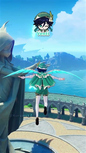 Genshin Impact Can Anyone Reach Venti's Statue's Hands