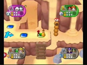 Mario Party 7 Game Episode 9-Pyramid Park Revisit (4-Team Battle)