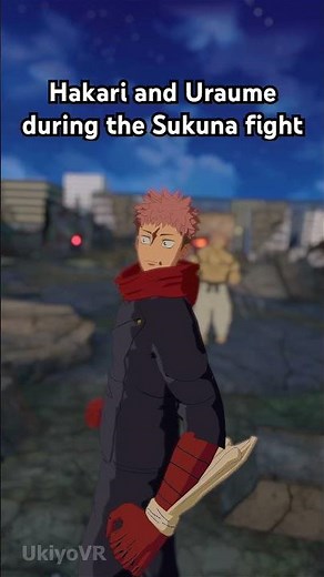 Hakari and Uraume during the Sukuna fight #jjk #jujutsukaisen #jjk268