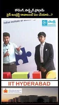 Coding & Software Programming: How to Get Interested? | Student Career Tips | #Shorts #iithyderabad