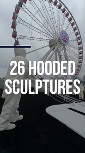 20K views · 37 reactions | Huang Yulong's exhibition features 26 hooded figures, celebrating optimism and youth at the Hong Kong Observation Wheel and AIA Vitality Park from March 12-20 and March 24-31. #hongkong #Exhibition #artist #sculpture | China Daily | Facebook