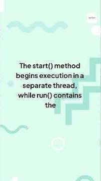Multithreading in Java #coding #programming #javalanguage #multithreading