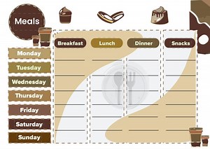 Weekly Meal Planner Printables Template With Grocery List - 7 Day Menu Planner - Healthy Food Planner - A4/A5 Size - Etsy