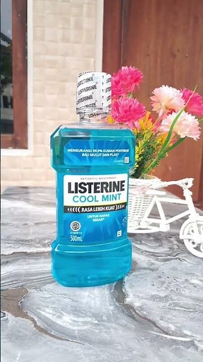Listerine Cool Mint 500 ml #listerine #listerinecoolmint #listerinemouthwash #listerinekumur #fyp