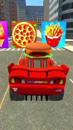 LIGHTNING MCQUEEN SALLY WANNA PIZZA CARS FOOD EVOLUTION 2D 3D BIG CITY Garry's Mod