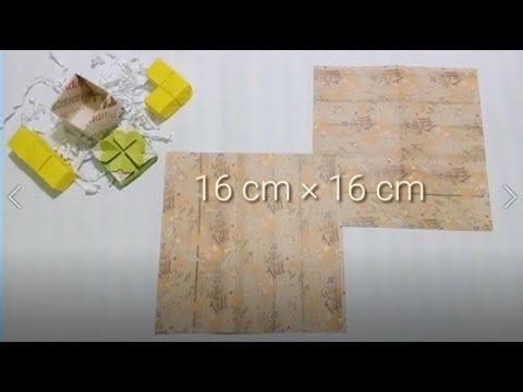 origami gift boxes step by step