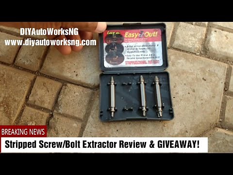 How to remove stripped screws easily: Broken Screw Extractor Set Review