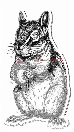 Easy Chipmunk Drawing for Beginners with Chillify