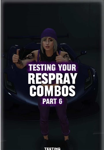 Testing Your Respray Combos Part 6 #gta5 #gtav #gta5online #gtaonline #gtacars