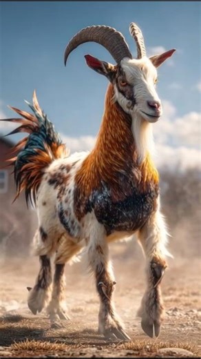 🐐🐓 “Goat Rooster Hybrid — The Strangest Creature Ever Seen!” 🔥