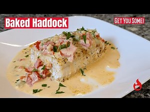 Easy Baked Haddock with Creamy Creole Sauce