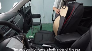 for Ford Taurus 2015 Car Seat Covers, Full Coverage Customized seat Covers Premium Leather Waterproof Stain-Resistant Easy to Install (Full Set, Black&Red)