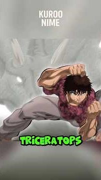During the fight Baki unleashes a Triceratops punching move #anime #animeindo #bakihanma