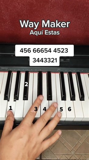 27K views · 242 reactions | Way Maker piano tutorial #waymaker #aquiestas #pianotutorial #musicacristiana #adoracion | Ponchopiano | Facebook