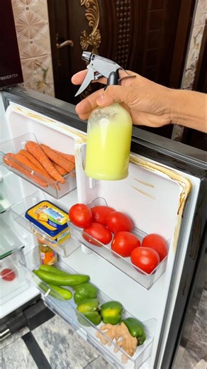 The Best Trick to Remove Refrigerator Mold and Dirt Fast #shorts #tips