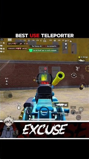 Best use teleporter #bgmi #pubgmobile #effects