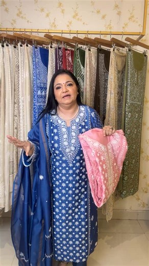 New Collection Launch - Exclusive Chanderi & Tissue Silk Suits BOOKING No. Lucknow Store :9161461708 Delhi Store :9999435552 To order kindly take a screenshot of the article and whatsapp us on 9161461708 | 9999435552 no cod no exchange no return For a return request, uncut parcel opening video is mandatory highlighting any kind of manufacturing defect ( parcel opening video should start from opening the parcel) an open packet will not be. #handcrafted #handloom #exclusive #silk #puresilksaree #b