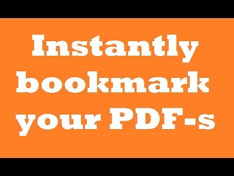 How to instantly mark your last viewed page in PDF-s with Adobe Acrobat Reader DC
