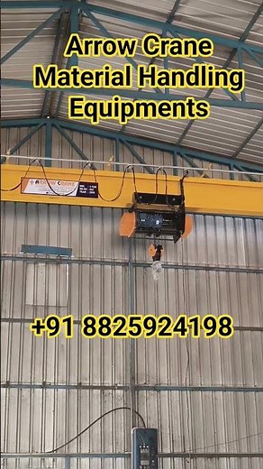 3 Ton capacity Single girder EOT crane in Coimbatore//arrow Crane Material Handling// #eotcrane