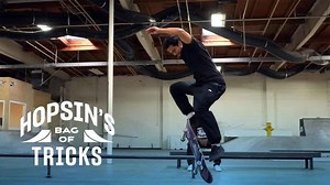 Hopsin learns a front side flip the Paul Rodriguez way