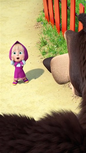 माशा का नया दोस्त! 🥰👋 #Shorts #माशाएंडदबेयर #mashabear #inhindi #दोस्तीमेंदरार #kids #cartoon