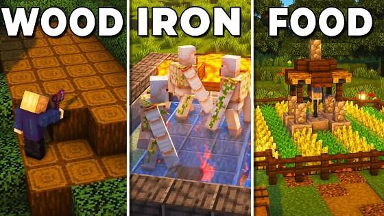 Essential Farm Builds for Minecraft Survival
