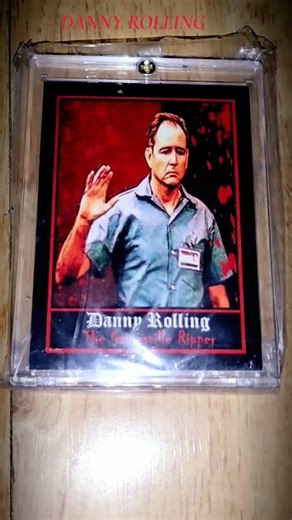 THE GAINESVILLE RIPPER DANNY ROLLING HORRIBLE HUMANS CRIME CARDS #dannyrolling #florida #cards