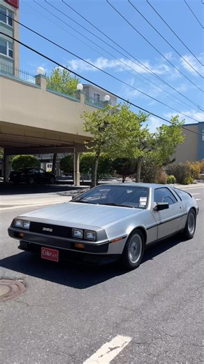AMC Delorean Cruisin’ Ocean City MD 🌊 #classiccars #backtothefuture #moviecars