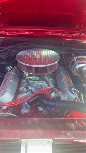 ‘68 Chevy with Cadillac 500ci engine! 😳 #chevypickup #hotrod #route66