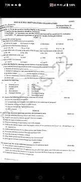 2nd PUC Economics preparatory question paper with answers 📜🗞️