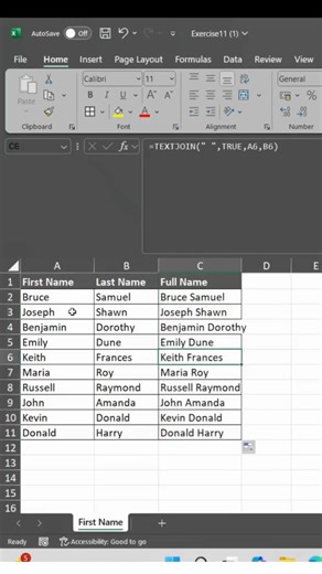 #Shorts | textjoin function in excel | Only 1 % Excel User Know | Excel Tips & Tricks 📊💡👍🎉. #excel #reels | Excel Tricks