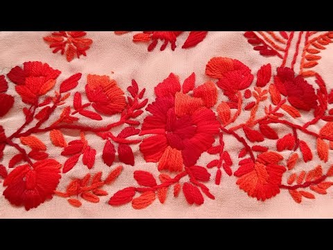 beautiful embroidery design for beginners #embroidery
