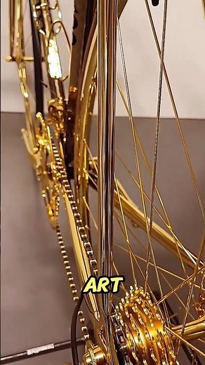 A Royal Ride! All Gold from Top to Bottom! #shorts #goldbike #luxury