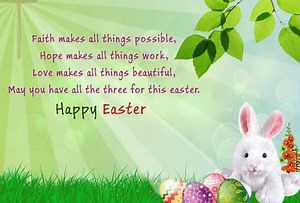Faith,Hope And Love For This Easter.