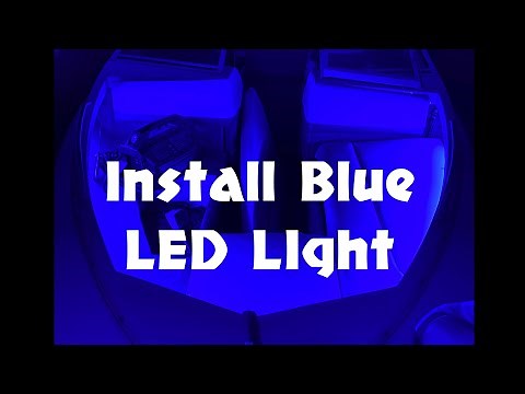 Installing Blue LED Lights in the Boat Pt.1