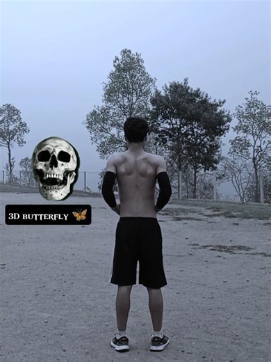 3D butterfly 🦋 #calisthenics #funny #trending #motivation